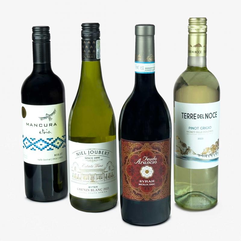 Simply Mixed 4 Bottle Wine Pack