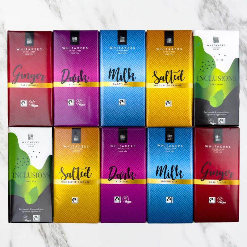 Whitakers Chocolate Bar Selection