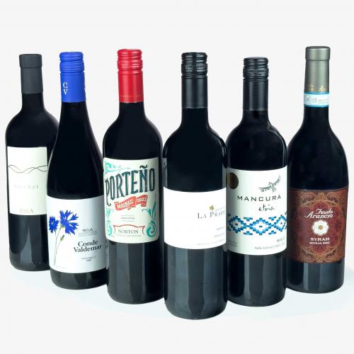 The All Red 6 Bottle Case